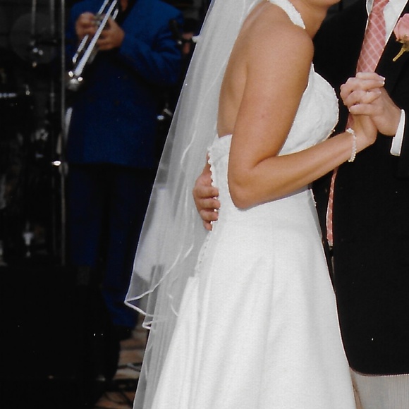 Candlelight A-line Wedding Dress - Picture 3 of 8